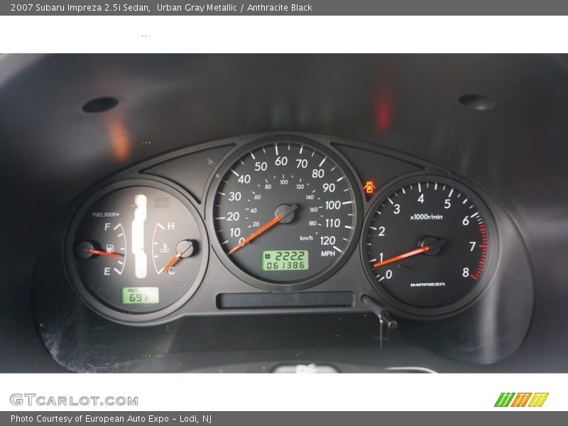 Urban Gray Metallic / Anthracite Black 2007 Subaru Impreza 2.5i Sedan