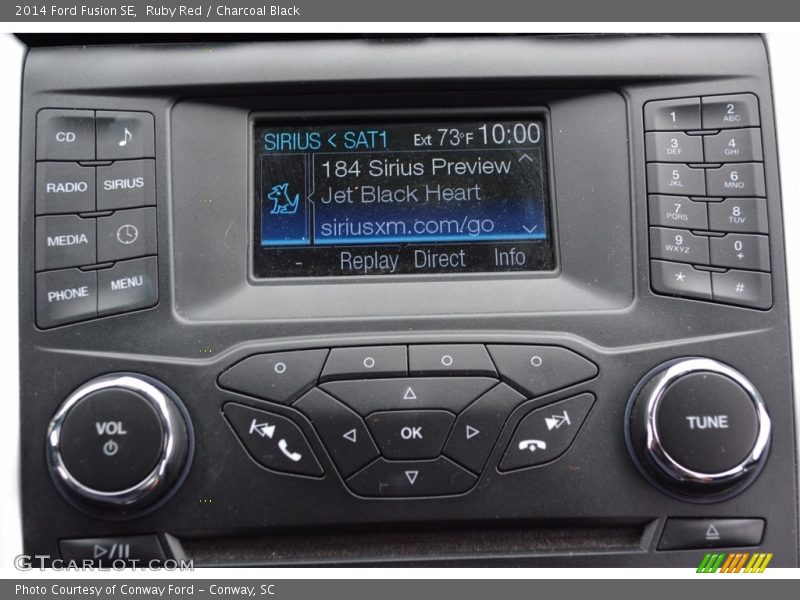 Ruby Red / Charcoal Black 2014 Ford Fusion SE