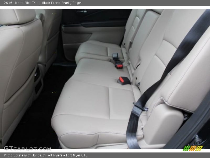Black Forest Pearl / Beige 2016 Honda Pilot EX-L