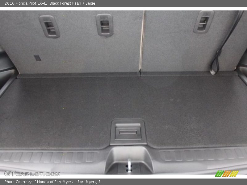 Black Forest Pearl / Beige 2016 Honda Pilot EX-L