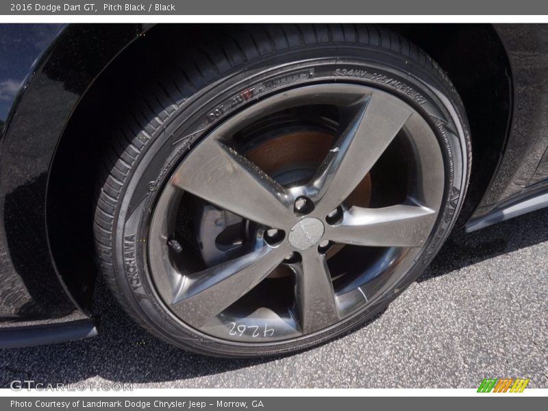 Pitch Black / Black 2016 Dodge Dart GT