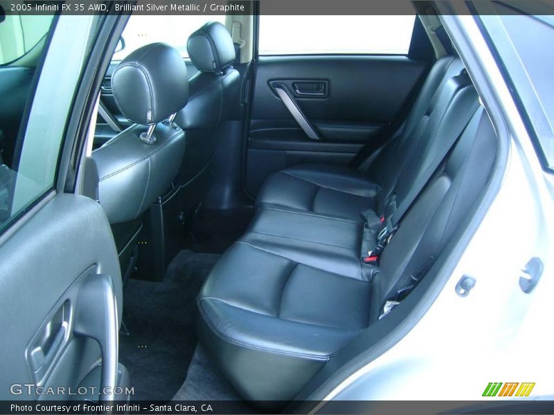 Brilliant Silver Metallic / Graphite 2005 Infiniti FX 35 AWD