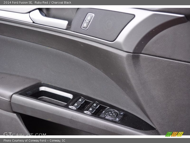 Ruby Red / Charcoal Black 2014 Ford Fusion SE