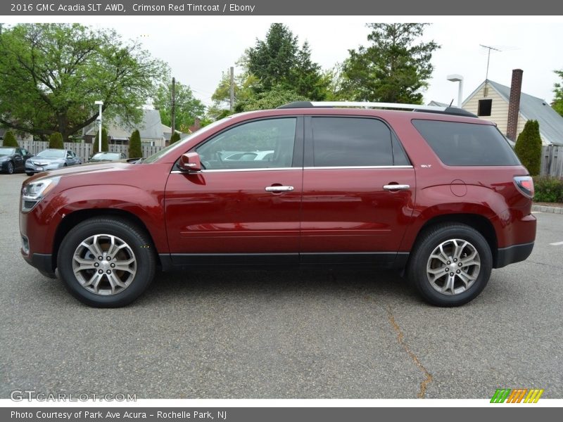 Crimson Red Tintcoat / Ebony 2016 GMC Acadia SLT AWD