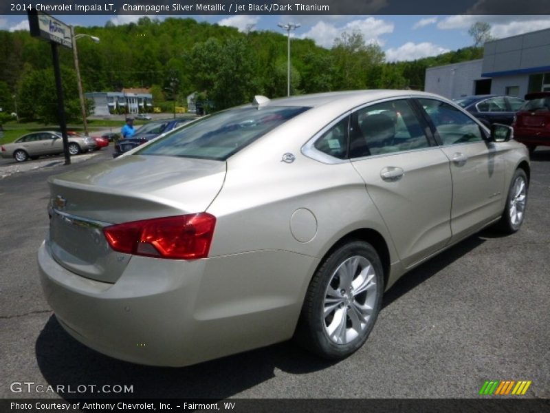 Champagne Silver Metallic / Jet Black/Dark Titanium 2014 Chevrolet Impala LT