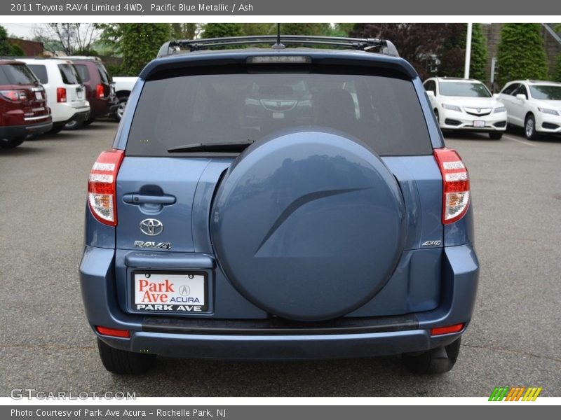 Pacific Blue Metallic / Ash 2011 Toyota RAV4 Limited 4WD