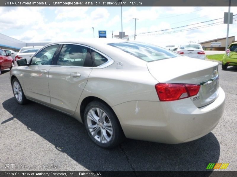 Champagne Silver Metallic / Jet Black/Dark Titanium 2014 Chevrolet Impala LT