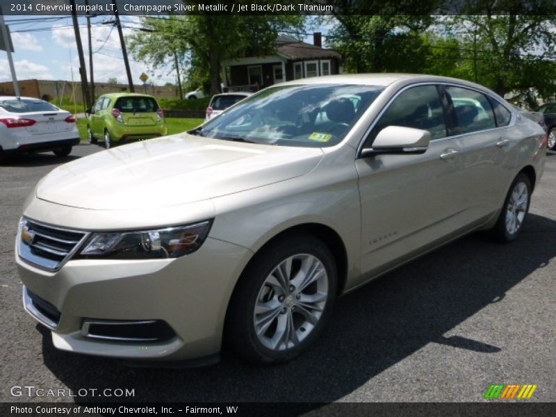 Champagne Silver Metallic / Jet Black/Dark Titanium 2014 Chevrolet Impala LT