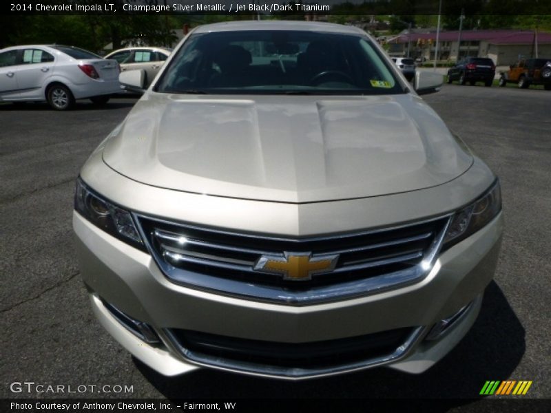 Champagne Silver Metallic / Jet Black/Dark Titanium 2014 Chevrolet Impala LT