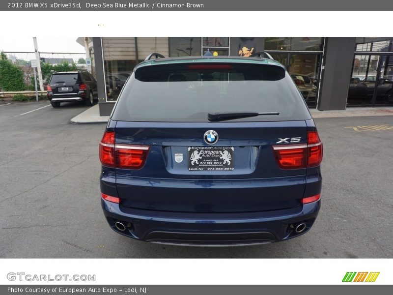 Deep Sea Blue Metallic / Cinnamon Brown 2012 BMW X5 xDrive35d