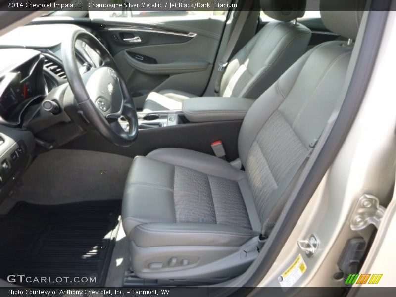 Champagne Silver Metallic / Jet Black/Dark Titanium 2014 Chevrolet Impala LT