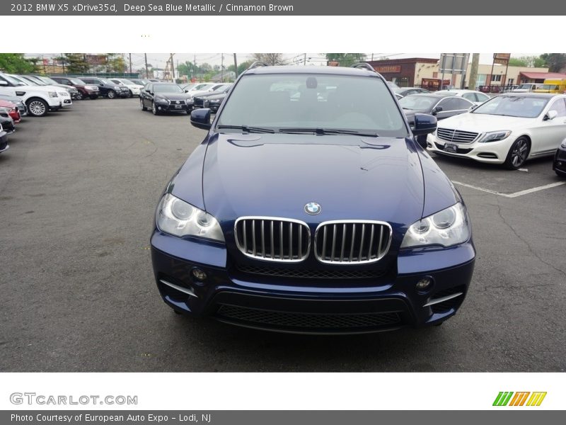 Deep Sea Blue Metallic / Cinnamon Brown 2012 BMW X5 xDrive35d