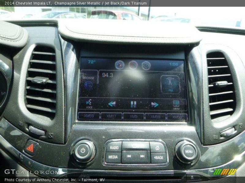 Champagne Silver Metallic / Jet Black/Dark Titanium 2014 Chevrolet Impala LT
