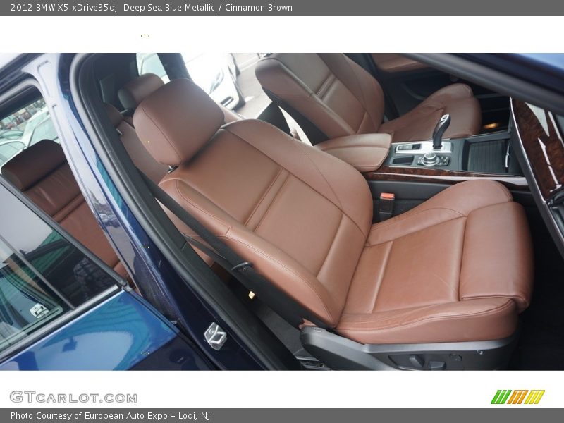 Deep Sea Blue Metallic / Cinnamon Brown 2012 BMW X5 xDrive35d