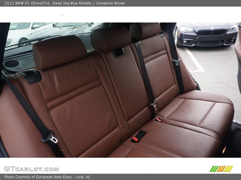 Deep Sea Blue Metallic / Cinnamon Brown 2012 BMW X5 xDrive35d