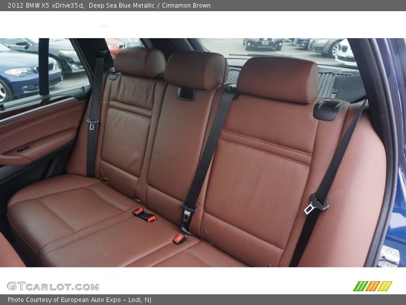 Deep Sea Blue Metallic / Cinnamon Brown 2012 BMW X5 xDrive35d