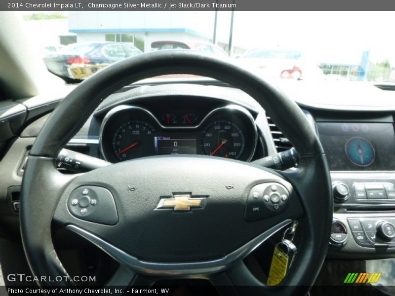 Champagne Silver Metallic / Jet Black/Dark Titanium 2014 Chevrolet Impala LT
