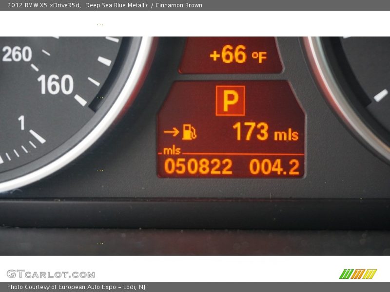 Deep Sea Blue Metallic / Cinnamon Brown 2012 BMW X5 xDrive35d