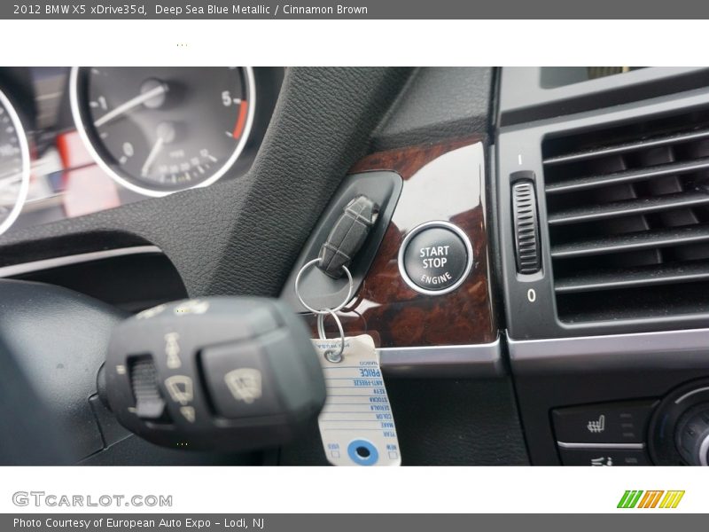 Deep Sea Blue Metallic / Cinnamon Brown 2012 BMW X5 xDrive35d