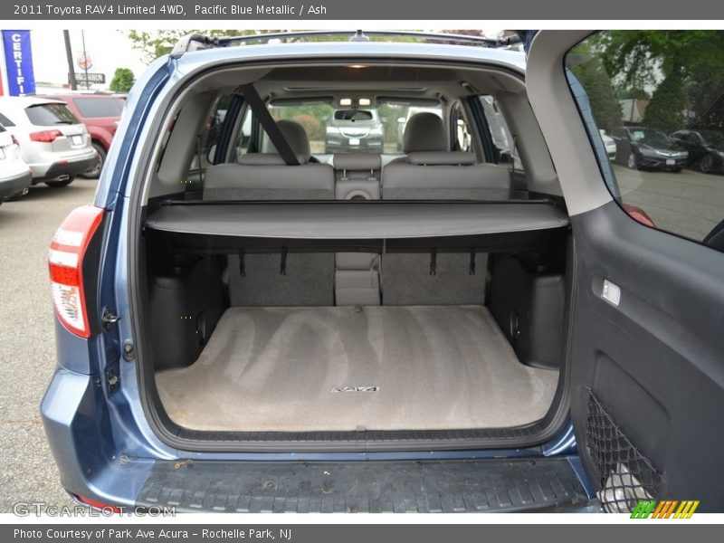 Pacific Blue Metallic / Ash 2011 Toyota RAV4 Limited 4WD