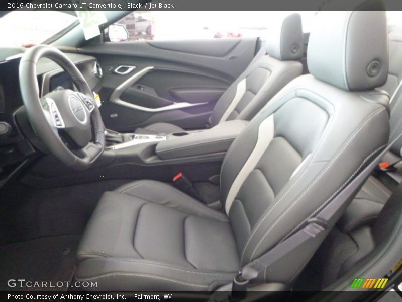 Black / Jet Black 2016 Chevrolet Camaro LT Convertible