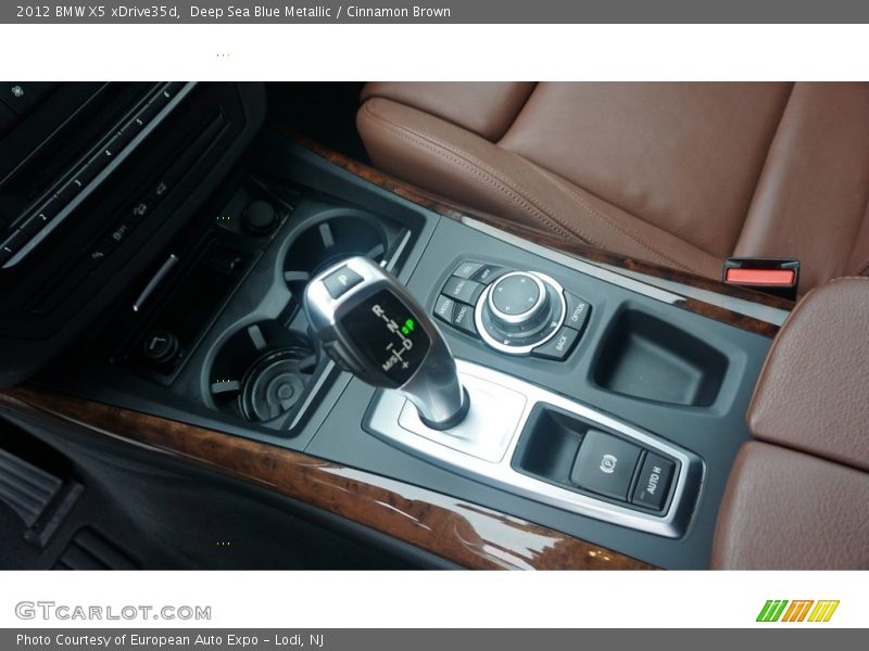 Deep Sea Blue Metallic / Cinnamon Brown 2012 BMW X5 xDrive35d