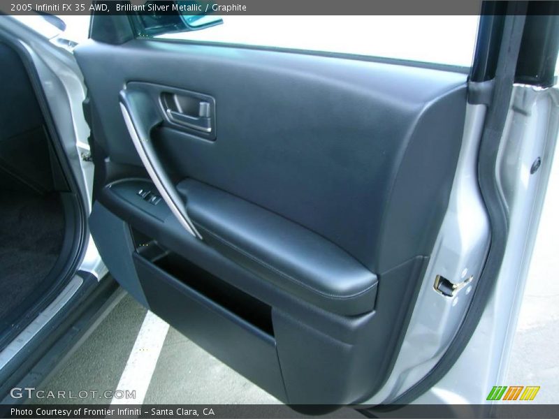 Brilliant Silver Metallic / Graphite 2005 Infiniti FX 35 AWD
