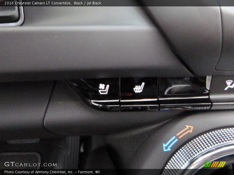 Black / Jet Black 2016 Chevrolet Camaro LT Convertible
