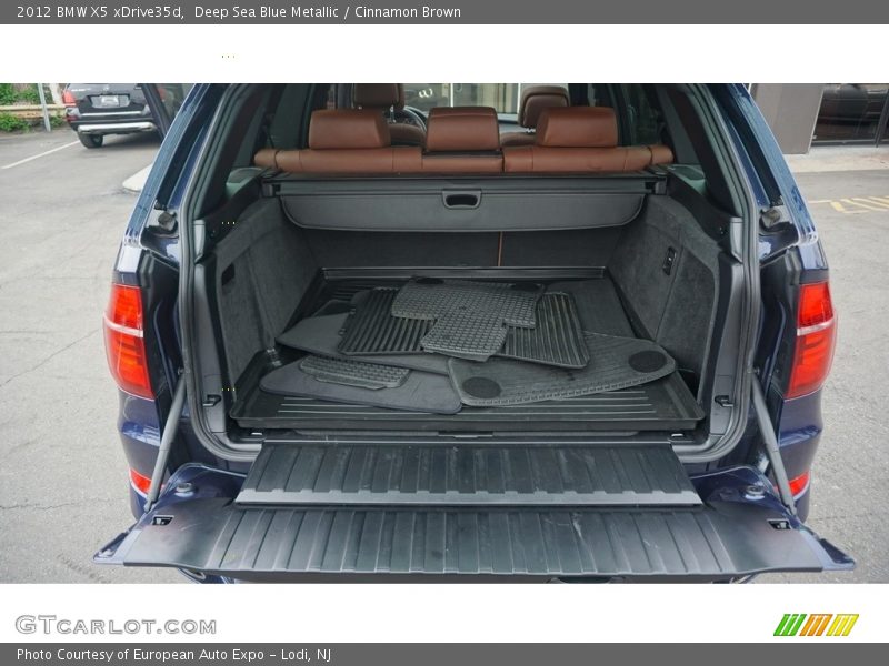 Deep Sea Blue Metallic / Cinnamon Brown 2012 BMW X5 xDrive35d