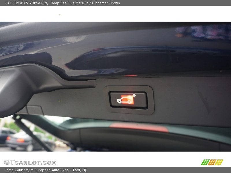 Deep Sea Blue Metallic / Cinnamon Brown 2012 BMW X5 xDrive35d