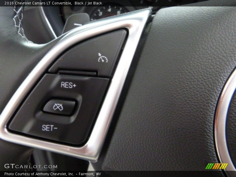 Black / Jet Black 2016 Chevrolet Camaro LT Convertible
