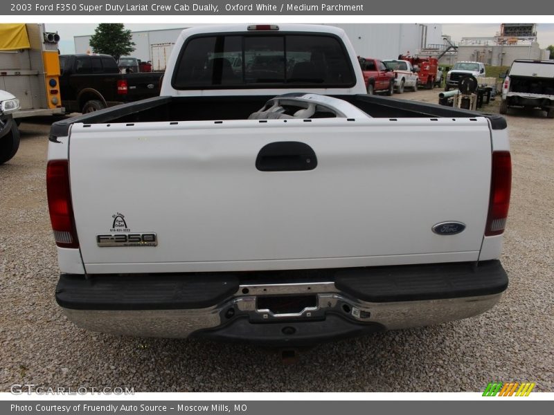 Oxford White / Medium Parchment 2003 Ford F350 Super Duty Lariat Crew Cab Dually