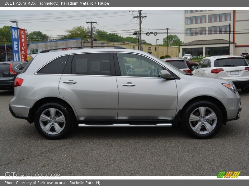 Palladium Metallic / Taupe 2011 Acura MDX Technology