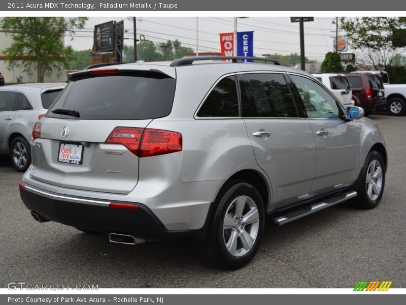 Palladium Metallic / Taupe 2011 Acura MDX Technology