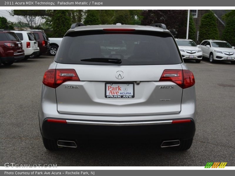 Palladium Metallic / Taupe 2011 Acura MDX Technology