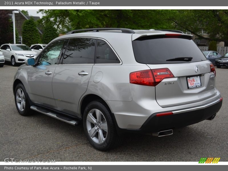 Palladium Metallic / Taupe 2011 Acura MDX Technology