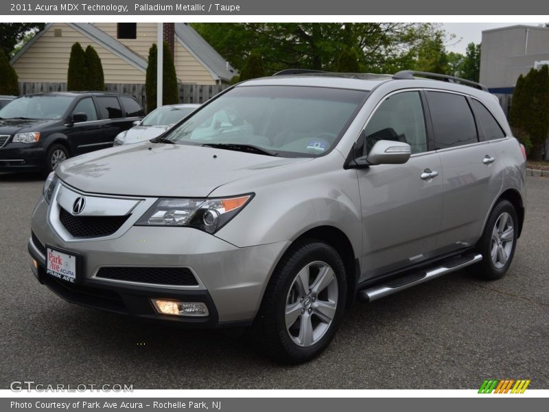 Palladium Metallic / Taupe 2011 Acura MDX Technology