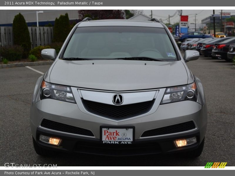 Palladium Metallic / Taupe 2011 Acura MDX Technology