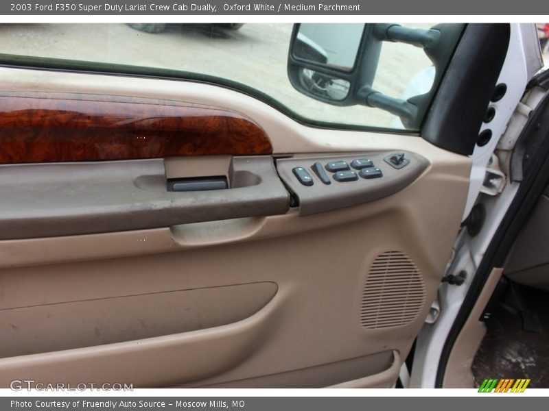 Oxford White / Medium Parchment 2003 Ford F350 Super Duty Lariat Crew Cab Dually