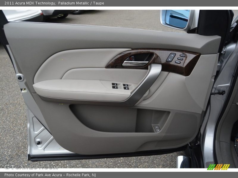 Palladium Metallic / Taupe 2011 Acura MDX Technology