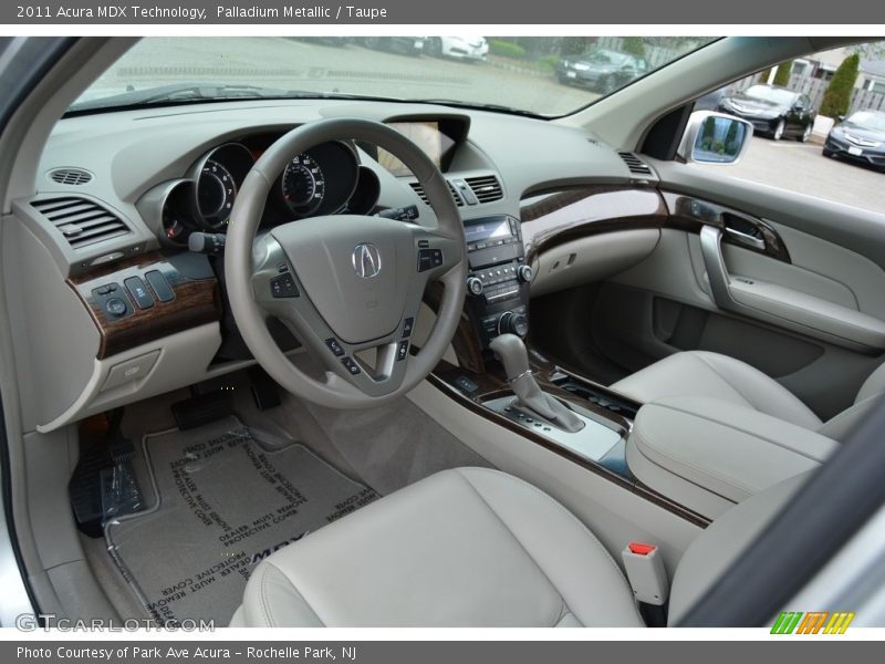 Palladium Metallic / Taupe 2011 Acura MDX Technology