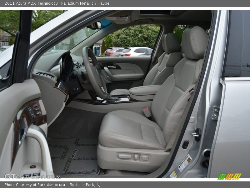 Palladium Metallic / Taupe 2011 Acura MDX Technology