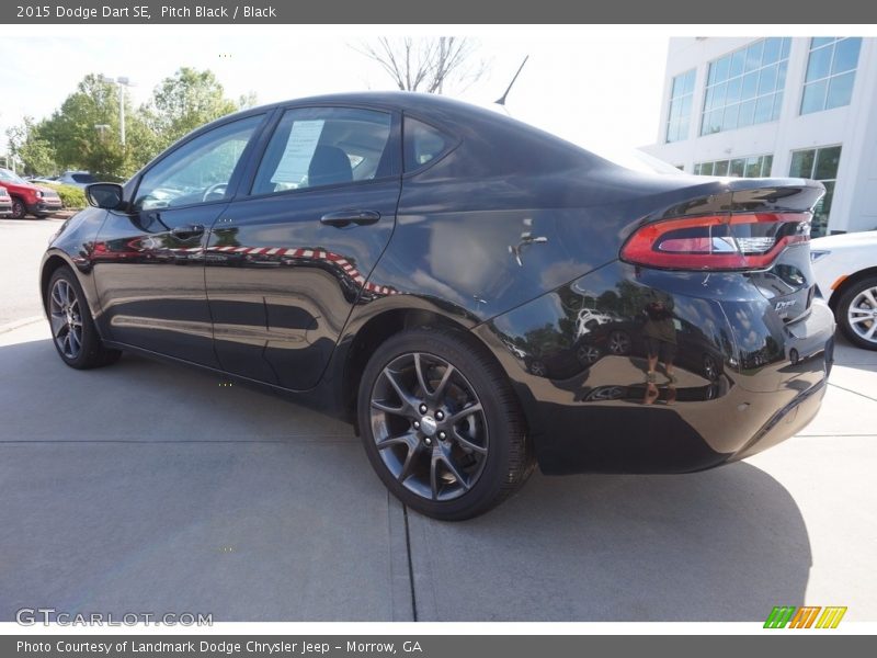 Pitch Black / Black 2015 Dodge Dart SE