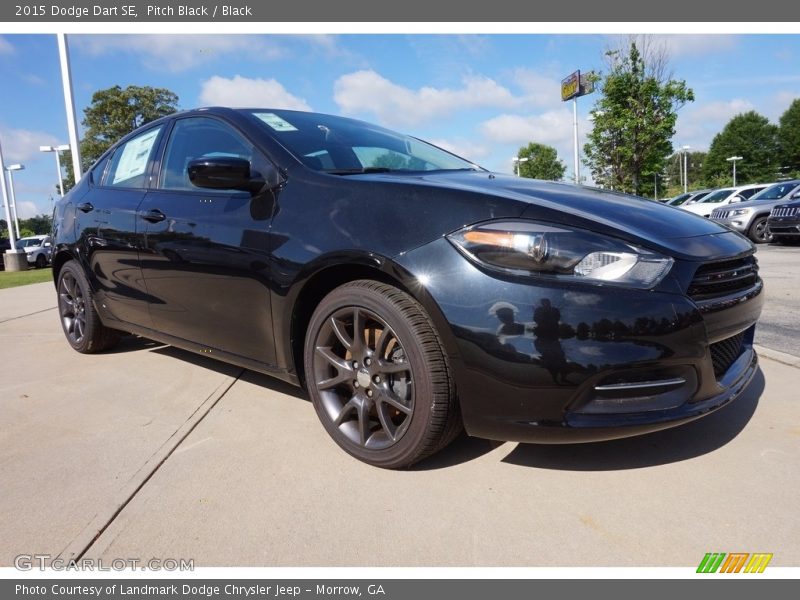 Pitch Black / Black 2015 Dodge Dart SE