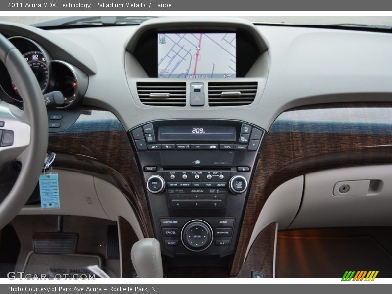 Palladium Metallic / Taupe 2011 Acura MDX Technology
