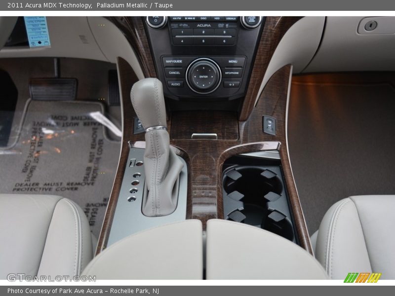 Palladium Metallic / Taupe 2011 Acura MDX Technology