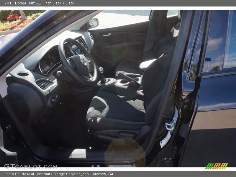 Pitch Black / Black 2015 Dodge Dart SE