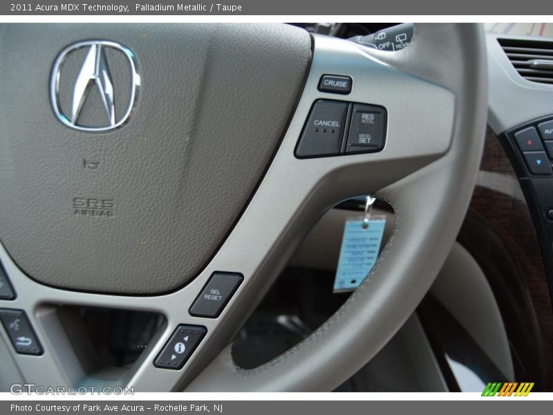 Palladium Metallic / Taupe 2011 Acura MDX Technology