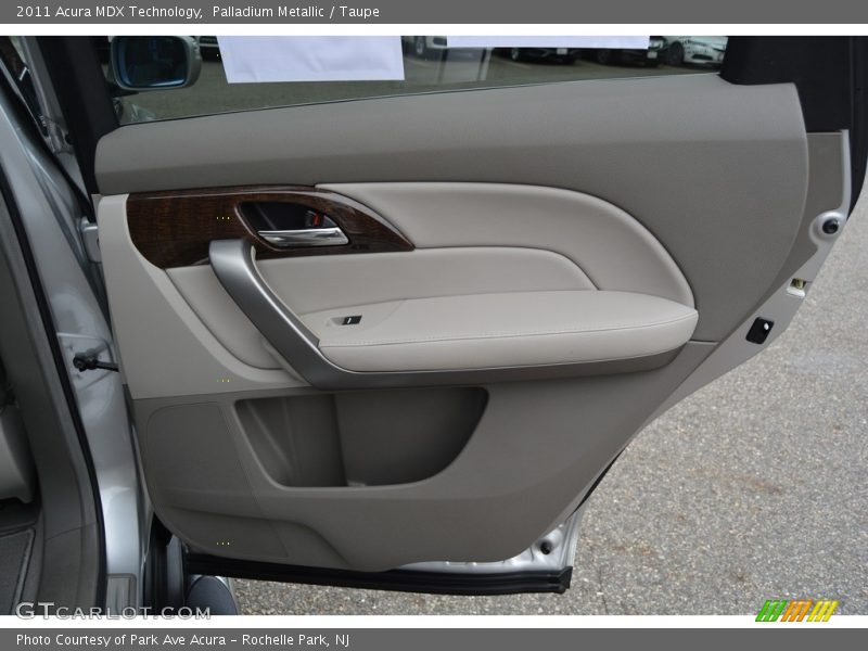 Palladium Metallic / Taupe 2011 Acura MDX Technology