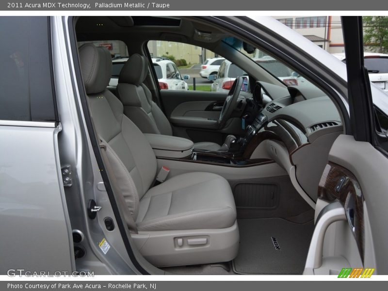 Palladium Metallic / Taupe 2011 Acura MDX Technology